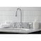 Kingston Brass KS2981BPL Bel Air Widespread Bathroom Faucet W/ Brass Pop-Up, Chrome KS2981BPL - alternate 5